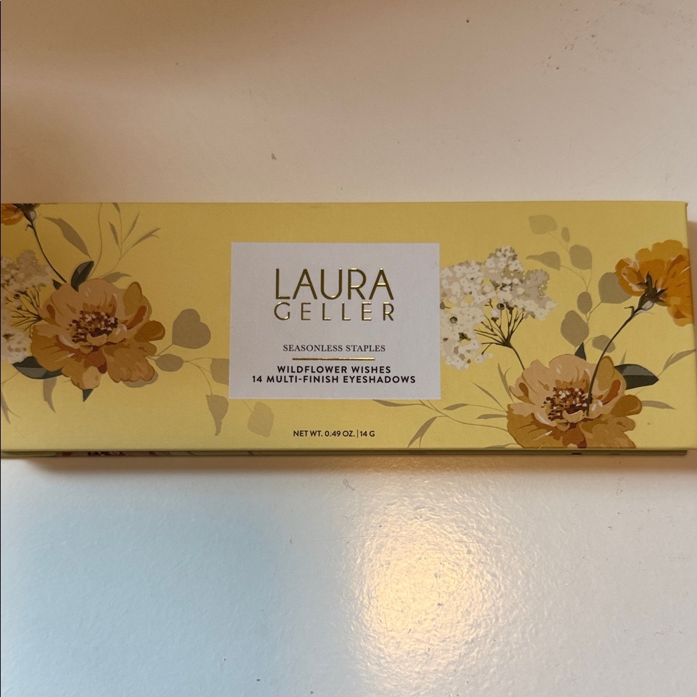 Laura Geller Wildflower Wishes Eyeshadow Palette - Yellow and White Floral